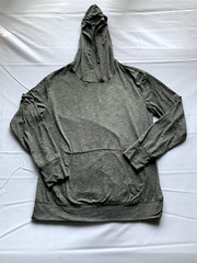 rbx Mens Grey lightweight hoodie polyester spandex size M