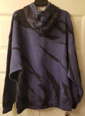 Fall Out Boy Mens AUTHENTIC Hooded Sweatshirt Hoodie Purple Black Tie-Dye 2X NEW