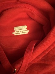 Men’s Red Solid Pullover Hoodie w/ Drawstring Hood Long Sleeve 5XL Big & Tall