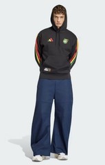 adidas x Bob Marley Jamaica Soccer Pullover Hoodie Black Men’s Size M