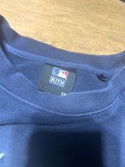 Kith x New York Yankees MLB Crewneck Sweatshirt Men XXL Navy w/ Gray Logo FW20