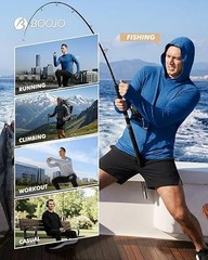 4 Pack Men’S Lightweight Pullover Hooded Tees – Long Sleeve Sweatshirts for Gym,