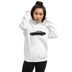 Unisex Heavy Blend Hoodie Crown Vic Police Interceptor Unmarked White