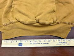 YZY Gap Hoodie Adult Medium (OVERSIZED) Brown Heavyweight Pocket Yeezy Pullover