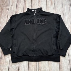 VINTAGE And 1 Sweatshirt Mens XL Extra Large Full Zip Sweater Basketball AI Y2K