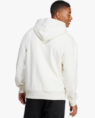adidas Men’s Hoodie All Season Fleece Pullover Off White Relaxed Fit Size 2XL