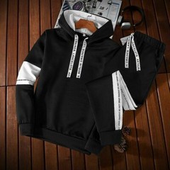 Man’s Tracksuit Sport Suit Hoodie Sweatsuit Sweatshirt Pullover Jacket Pant Set