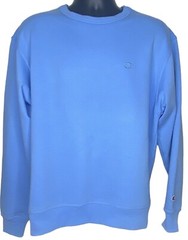 Champion Men’s Fleece M Powder Blue Sweatshirt Long Sleeves Casual Fall Winter