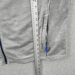 Under Armour Men Sweatshirt 2XL Gray Colorblock Activewear Logo Zipper Long