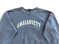 DISTRESSED AMAGANSETT LONG ISLAND NY HAMPTONS XXL EAST END CREW NECK SWEAT SHIRT