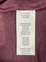 Holderness & Bourne Men’s The Payne Golf Pullover Snap Button Plum Large