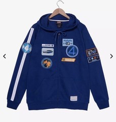 L Unisex Marvel The Fantastic Four: First Steps Icon Patches Hoodie BoxLunch