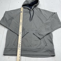 Sport Tek Grey Long Sleeve Pullover Hoodie Mens Size Large