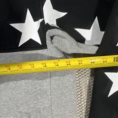 Black Scale Hoodie Men L Full Zip Gray Modern Fit BLVCK SCVLE White Star Jacket