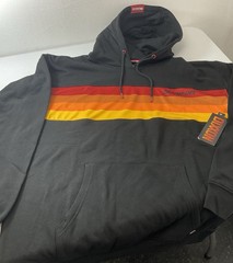 Snap-On Dixxon Sunset Hoodie Sweatshirt Black Striped – Large – Limited Edition