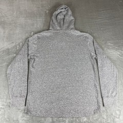 Marine Layer DK Pullover Hoodie Mens Medium Heather Gray Soft Stretch $88 NWT