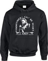 Commitment Movie Monsters Halloween Horror Film Michael Funny Parody Mens Hoodie