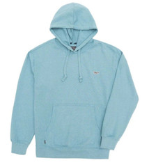 Dark Seas Men’s Sustainable Pigment Hoodie Fordham Smoke Blue Size M NWT Shark
