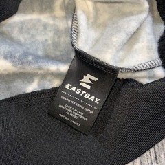 Eastbay Water Resistant Hoodie Size Large Reflective Pocketed 100% Polyester