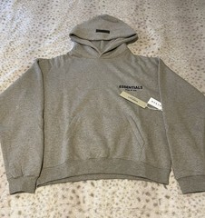 Essentials Dark Oatmeal Hoodie