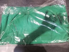 Supreme Collegiate Patchwork Leather Hooded Sweatshirt, Green, XL