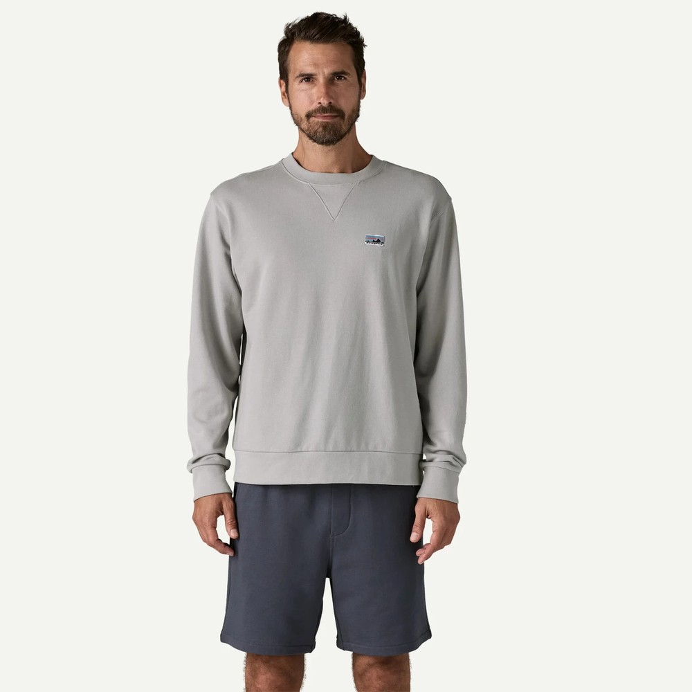 Patagonia Daily Crewneck Sweatshirt Men XL Salt Gray French Terry Organic Cotton
