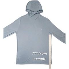 Free Fly Bamboo UPF 20+ Hoodie Lightweight Fishing Outdoor Sun Shirt Men’s M