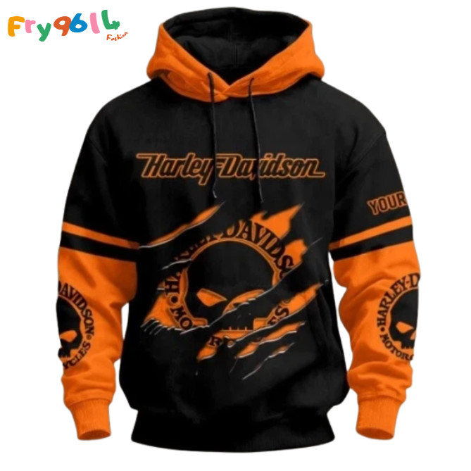 Personalized Harley Racing Davidson 3D Hoodie , Unisex Adults