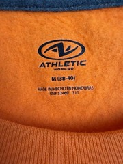 Athletic Works Men’s Orange Crewneck Fleece Sweatshirt Size Medium (38-40)
