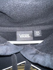 Vans Logo Hoodie Sweatshirt Size XXL