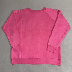 Vintage I Climbed The Great Wall China Sweatshirt Pink Large Raglan Souvenir 80s
