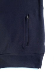 32 Degrees Mens XL Full Zip Stretch Hoodie Midweight Textured Jacket Pocket Blue