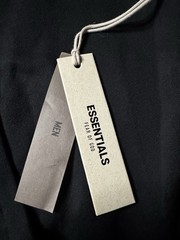 Essentials Fear of God Men’s Black Hoodie M Fleece Pullover Logo Pockets