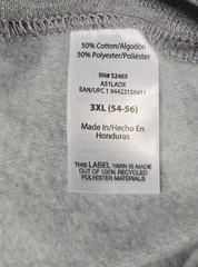 NWT Athletic Works Mens 3XL (54-56) Fleece Crewneck Sweatshirt Gray