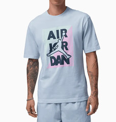 *NEW* Men’s NIKE AIR JORDAN Graphic Tee AURA BLUE (IF3112-472) 👍