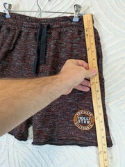 Hollister Southern California Logo Sweat Gym Shorts Y2K 2000s 100% Cotton Size M