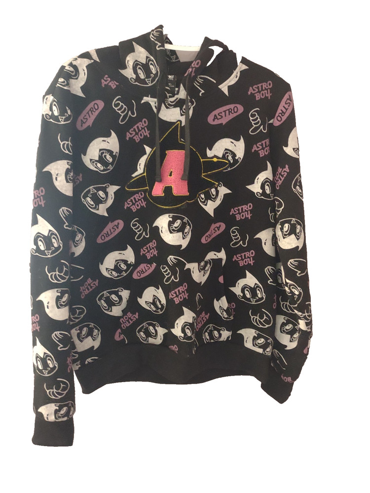 Southpole x Astro Boy All Overprint Hoodie Sweatshirt Junior Size XXL