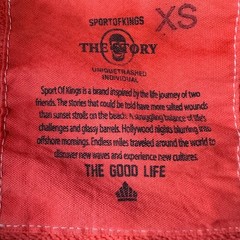 Sport of Kings Icons Pullover Skulls Hoodie Men’s XS Dynamite Red Coral READ