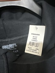 Primark Call Of Duty Men’s Hoodie Leave None Standing Blackout Size 2XL New 1997
