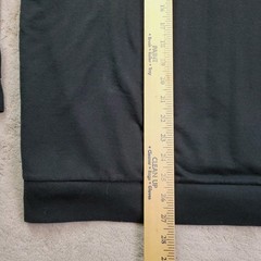 Eddie Bauer Sherpa Lined Hoodie Mens Large Black Full Zip Jacket Outdoor Pockets