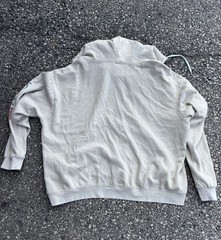 Coors Banquet Hoodie Mens XXL Beige Full Zip Graphic Sweatshirt Beer VTg look