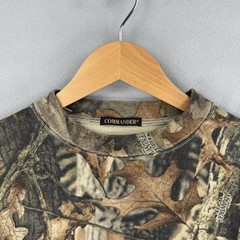 Commander Sweatshirt Mens Large Brown Camo Crewneck Fleece Hunting Outdoor Gear