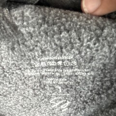 éS Mens L gray / charcoal Pullover Fleece Hoodie Cotton/Poly Hooded Pockets Logo