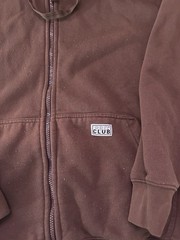 Pro Club Heavyweight Full Zip Hoodie Men’s M Regular Brown Hooded Pockets Logo