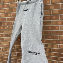 Fear of God Essentials Sweatpants Oatmeal Mens Small Streetwear Lounge
