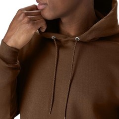 Men’s Pull On Hoodie Long Sleeve Hooded Neck Army Brown Daily Wear Cotton Blend