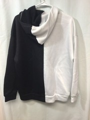 Sheln (Dragons) Black/White Large Long Sleeve Hooded Sweatshirt M2