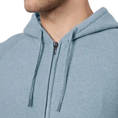 Modern Ambition Men’s Full Zip Hoodie Sweater, Blue, Size M