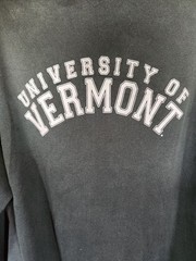 University of Vermont UVM Hoodie Mens L Green MV Sport College Sweatshirt USA