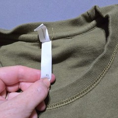 Original Favorites Verano Sweatshirt Mens XL Olive Green Organic Cotton Pullover